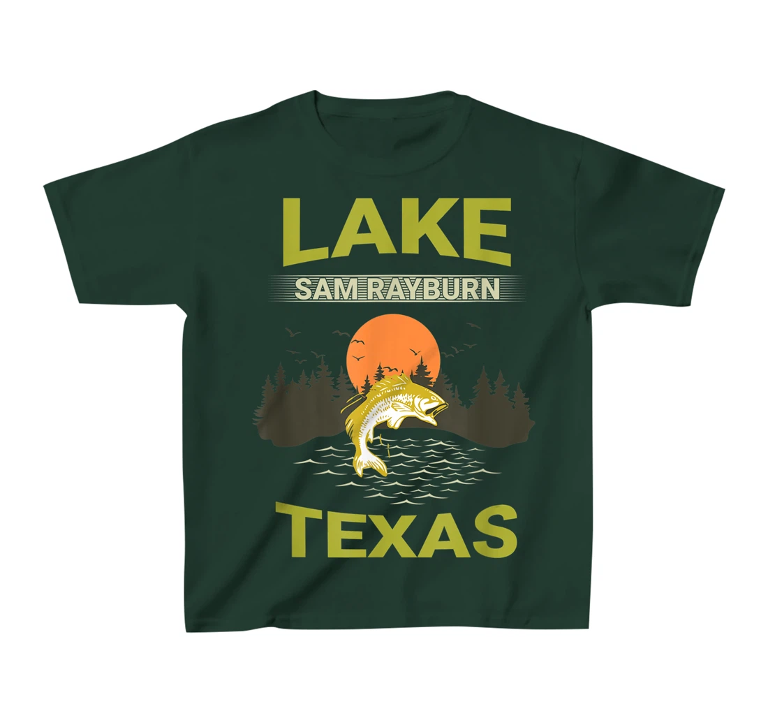 Lake Sam Rayburn Texas Fishing T-Shirt, Kid T-Shirt and Women T-Shirt