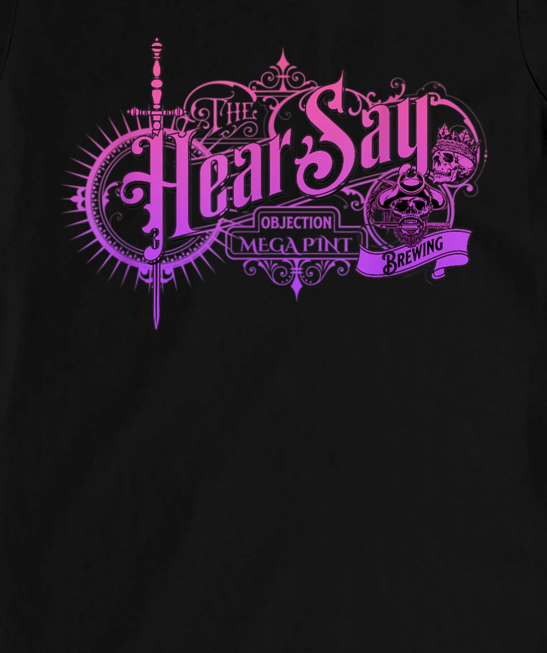 HearSay Mega Pint Brewing Objection T-Shirt, Women T-Shirt