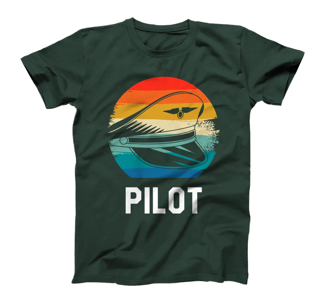 Retro Vintage Classic Pilot Aviation T-Shirt