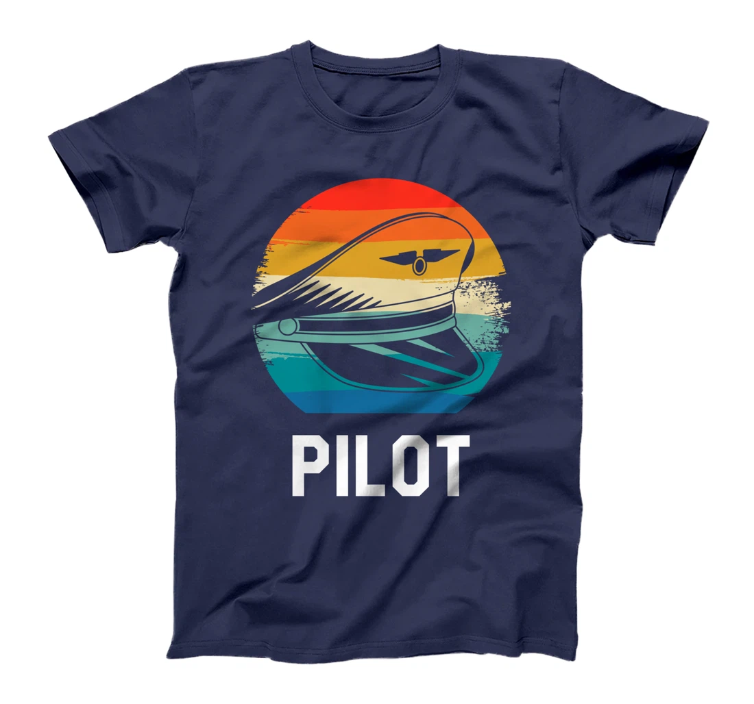 Retro Vintage Classic Pilot Aviation T-Shirt