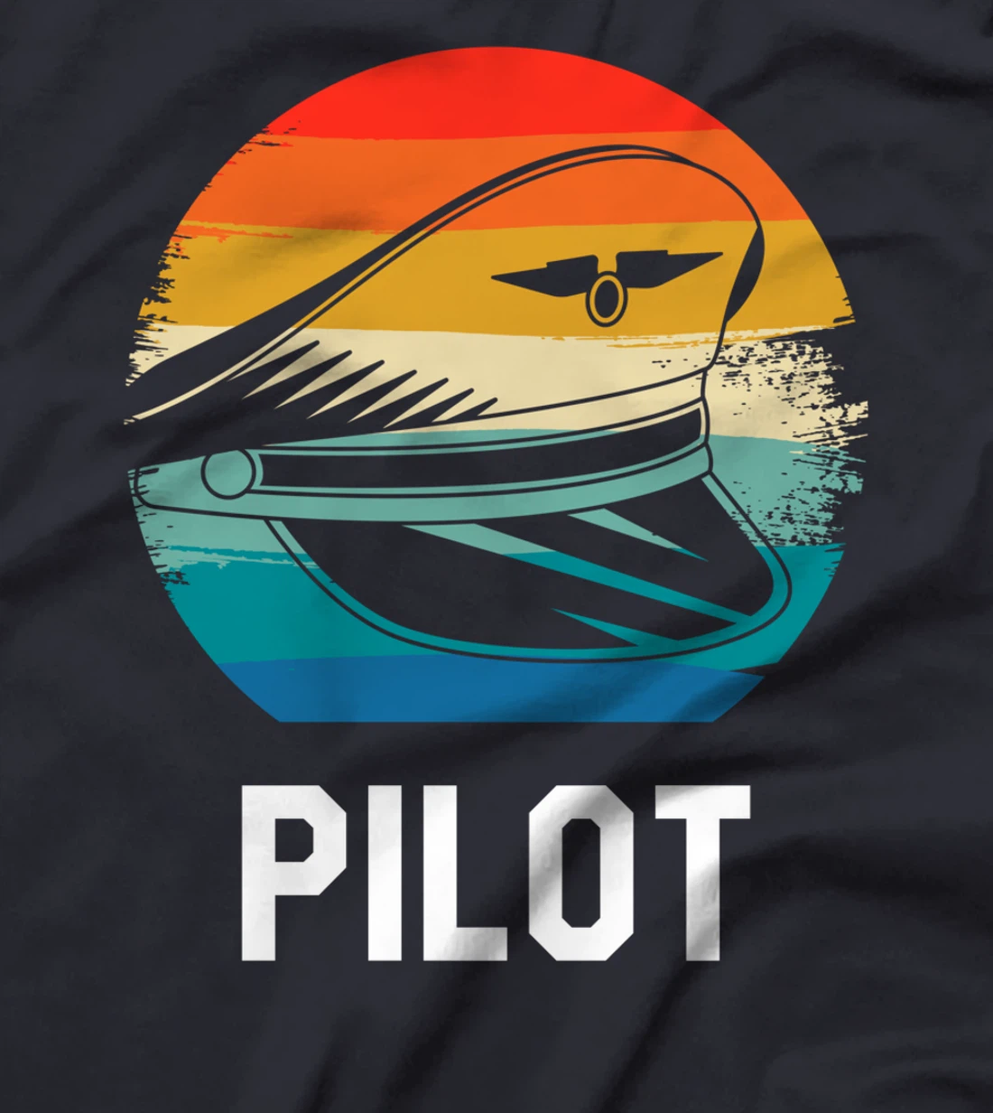 Retro Vintage Classic Pilot Aviation T-Shirt