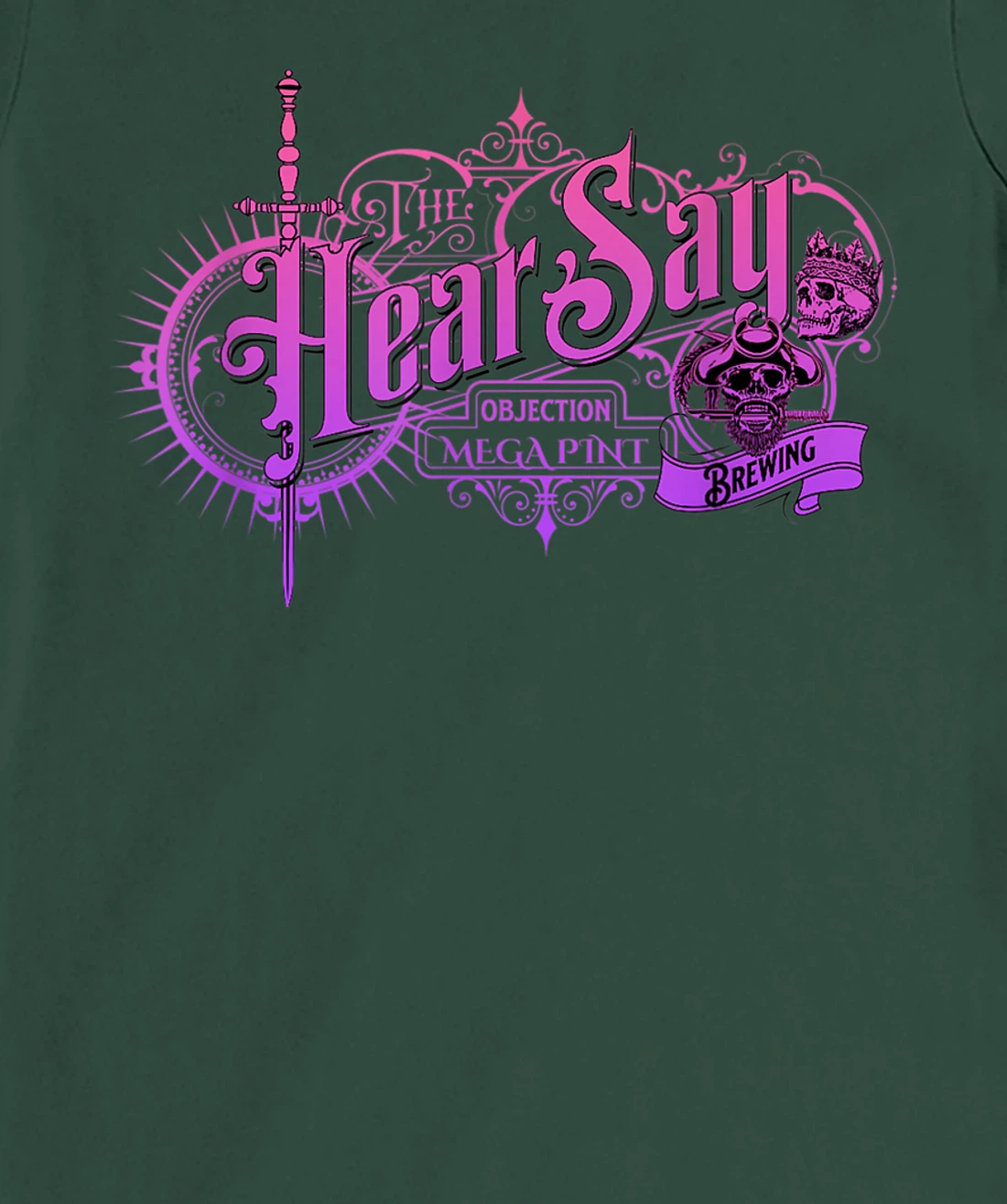 HearSay Mega Pint Brewing Objection T-Shirt, Women T-Shirt