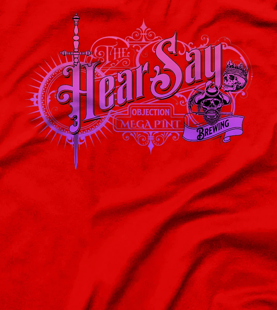 HearSay Mega Pint Brewing Objection T-Shirt, Women T-Shirt