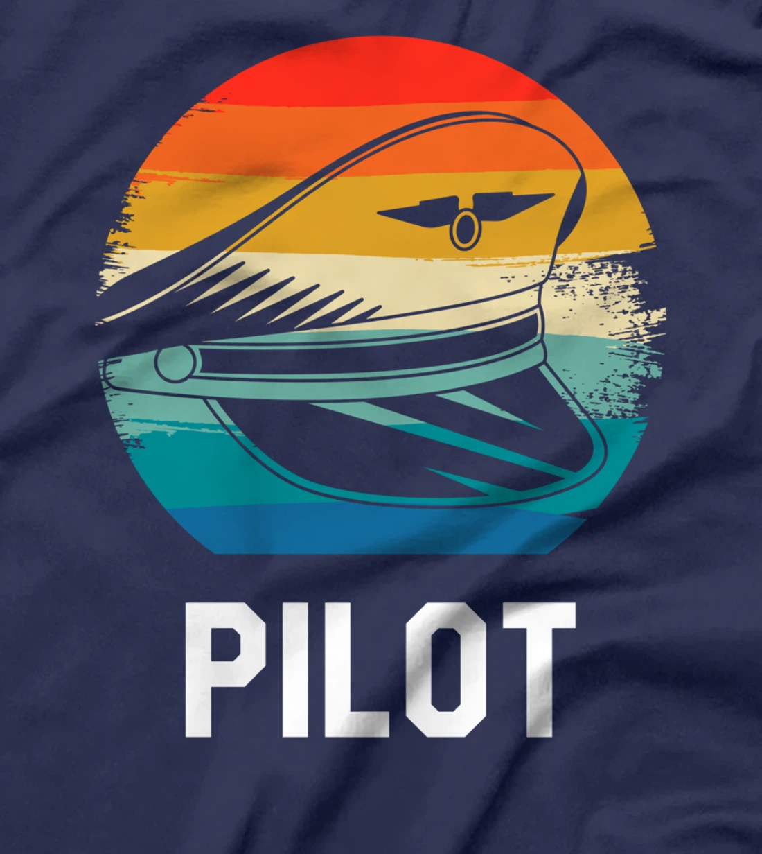 Retro Vintage Classic Pilot Aviation T-Shirt