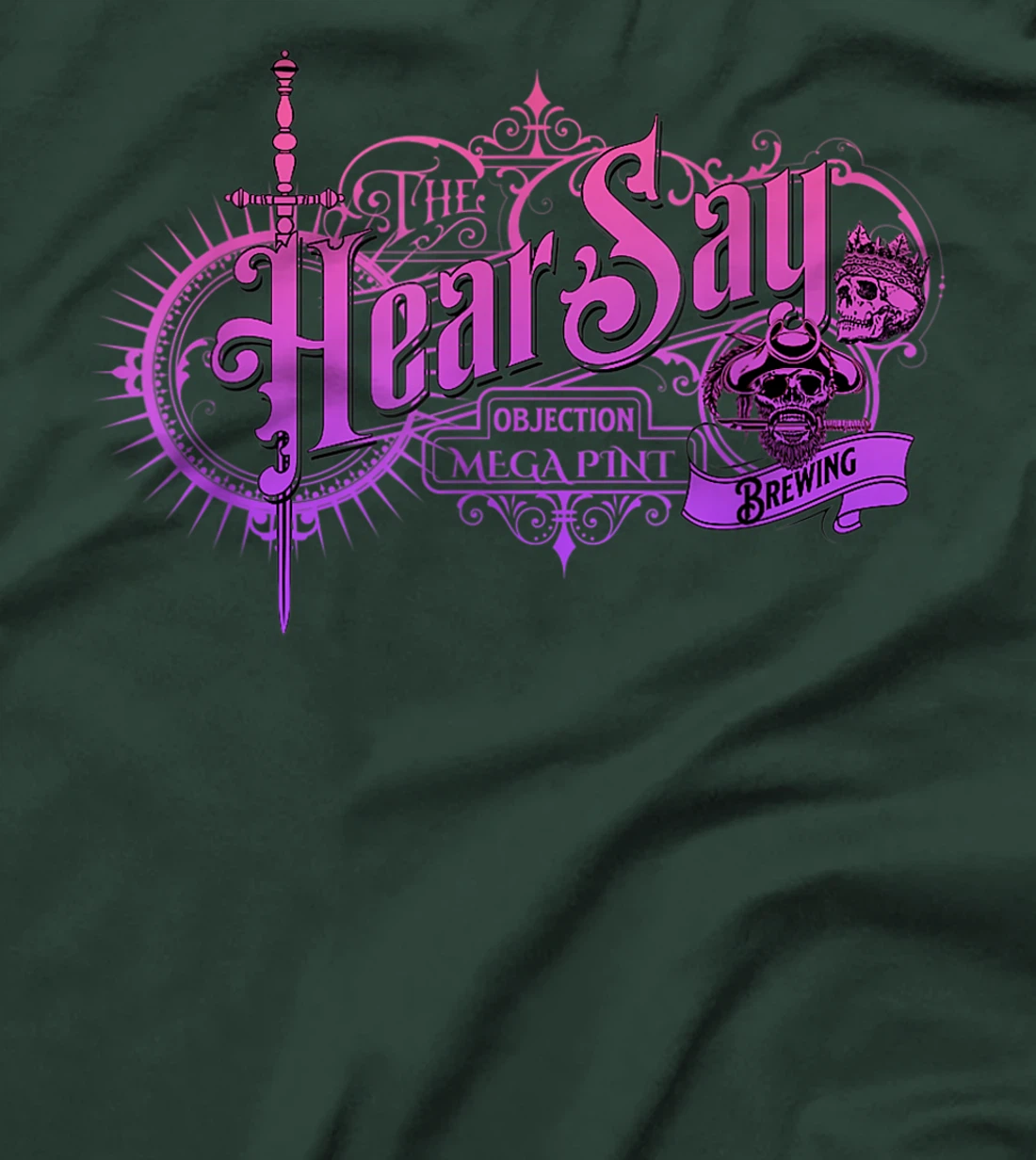 HearSay Mega Pint Brewing Objection T-Shirt, Women T-Shirt