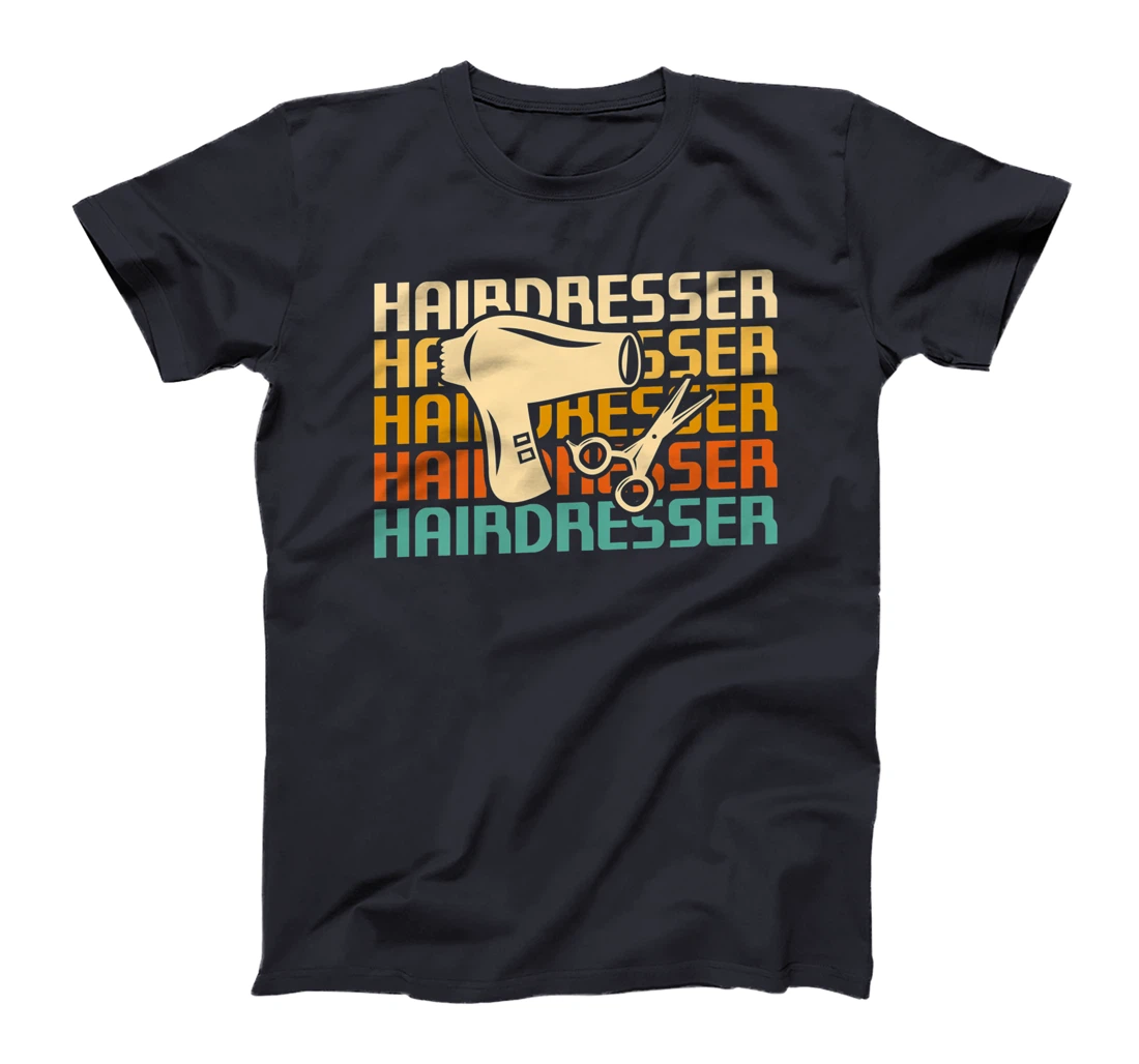 Retro Vintage Classic Hairdresser Hairdressing T-Shirt, Women T-Shirt