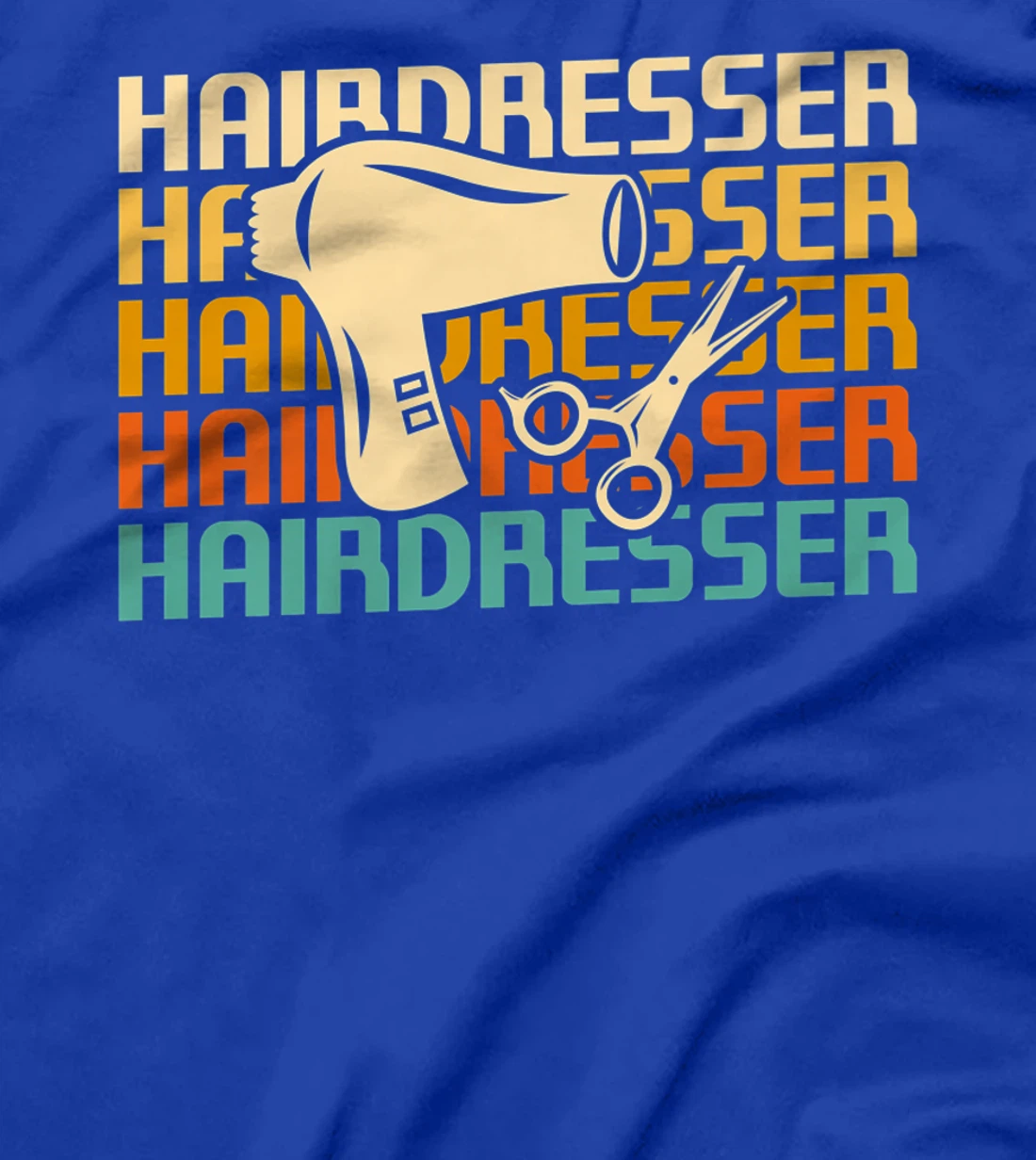 Retro Vintage Classic Hairdresser Hairdressing T-Shirt, Women T-Shirt