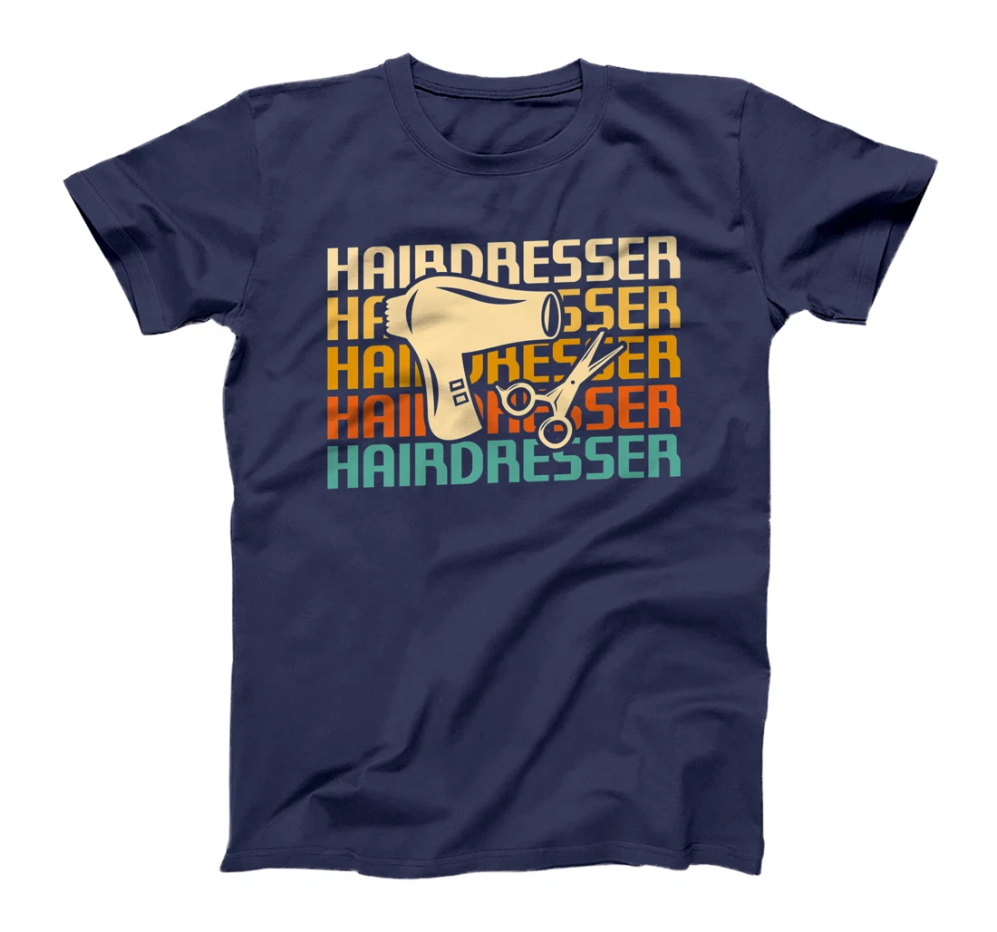 Retro Vintage Classic Hairdresser Hairdressing T-Shirt, Women T-Shirt