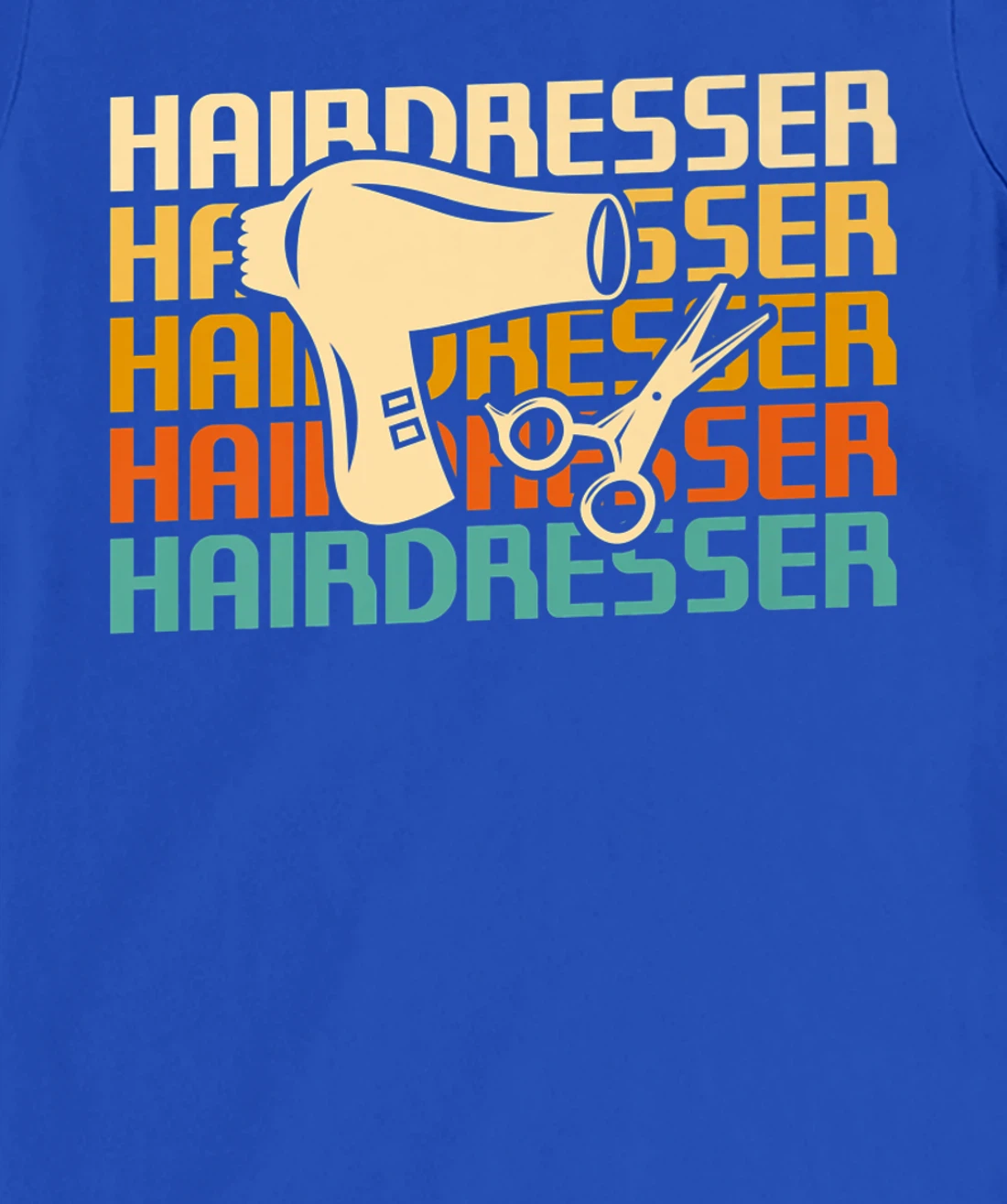 Retro Vintage Classic Hairdresser Hairdressing T-Shirt, Women T-Shirt