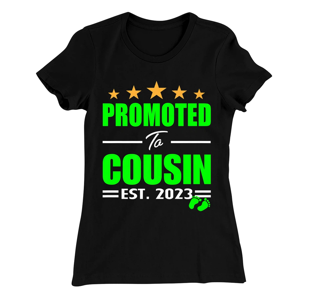 Promoted Cousin 2023 I'm Going To Be A Big Cousin 2023 Girl T-Shirt, Kid T-Shirt and Women T-Shirt