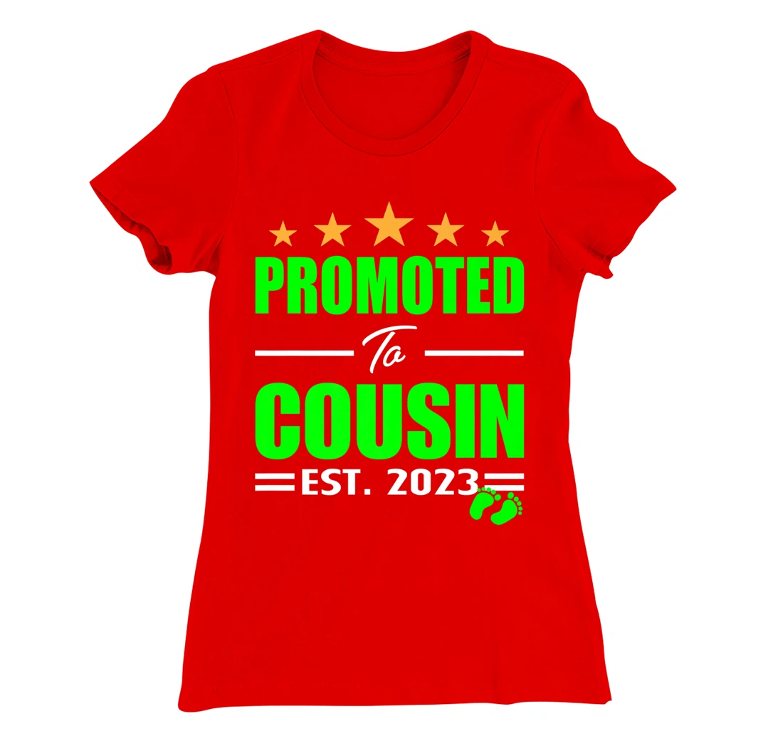 Promoted Cousin 2023 I'm Going To Be A Big Cousin 2023 Girl T-Shirt, Kid T-Shirt and Women T-Shirt