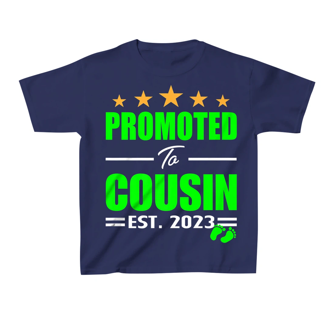 Promoted Cousin 2023 I'm Going To Be A Big Cousin 2023 Girl T-Shirt, Kid T-Shirt and Women T-Shirt