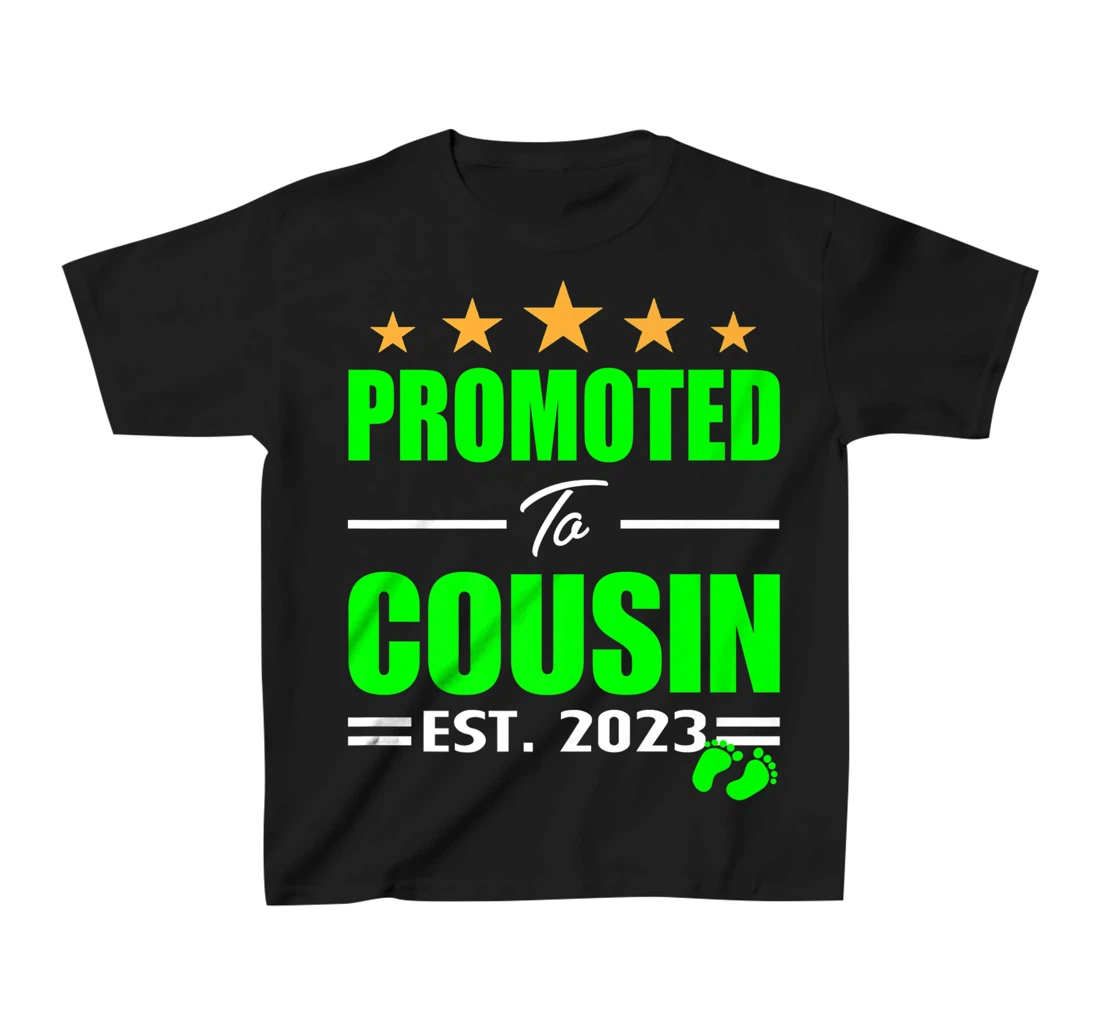 Promoted Cousin 2023 I'm Going To Be A Big Cousin 2023 Girl T-Shirt, Kid T-Shirt and Women T-Shirt