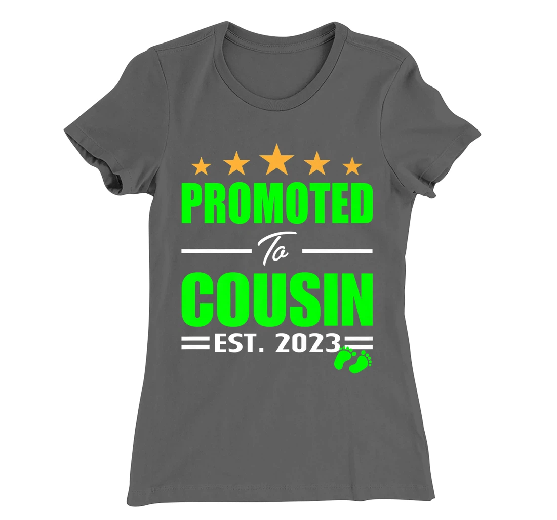 Promoted Cousin 2023 I'm Going To Be A Big Cousin 2023 Girl T-Shirt, Kid T-Shirt and Women T-Shirt