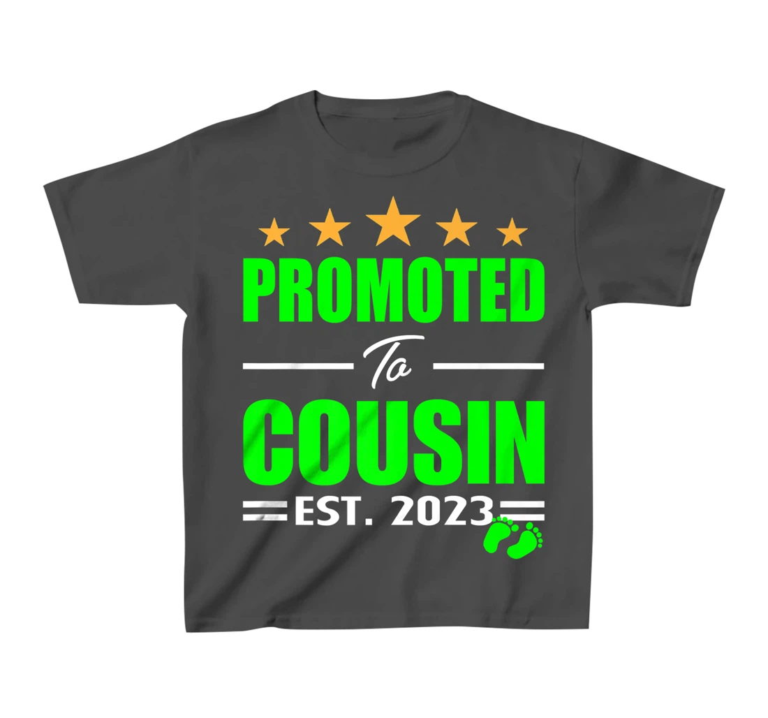 Promoted Cousin 2023 I'm Going To Be A Big Cousin 2023 Girl T-Shirt, Kid T-Shirt and Women T-Shirt