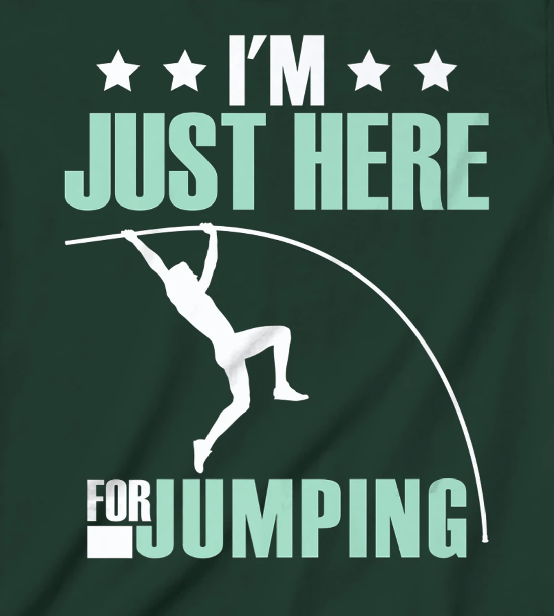 Pole Vaulter Sport Jumper Pole Vault Funny T-Shirt, Kid T-Shirt and Women T-Shirt