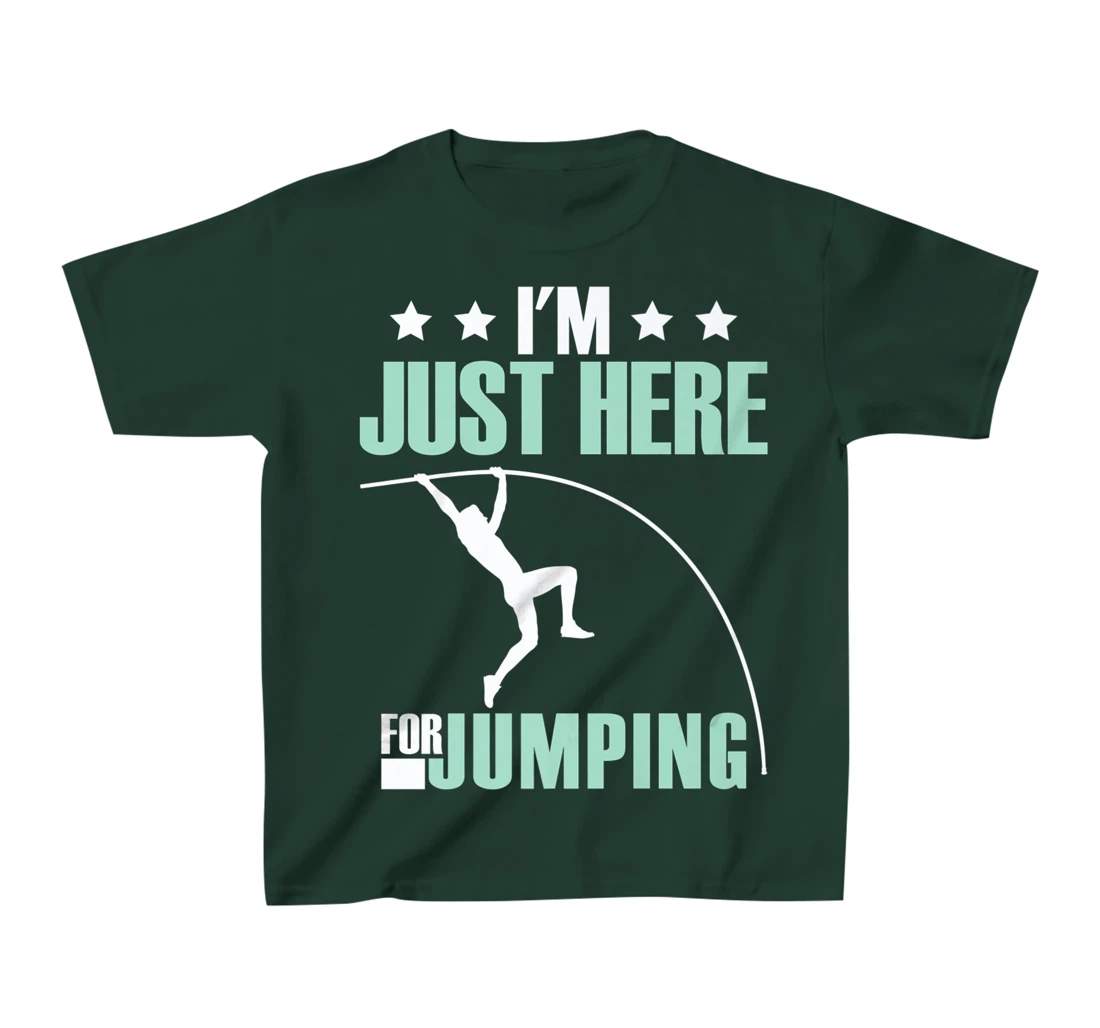 Pole Vaulter Sport Jumper Pole Vault Funny T-Shirt, Kid T-Shirt and Women T-Shirt