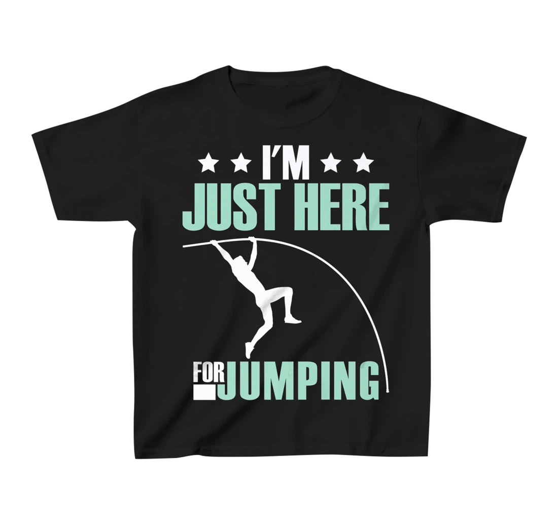 Pole Vaulter Sport Jumper Pole Vault Funny T-Shirt, Kid T-Shirt and Women T-Shirt