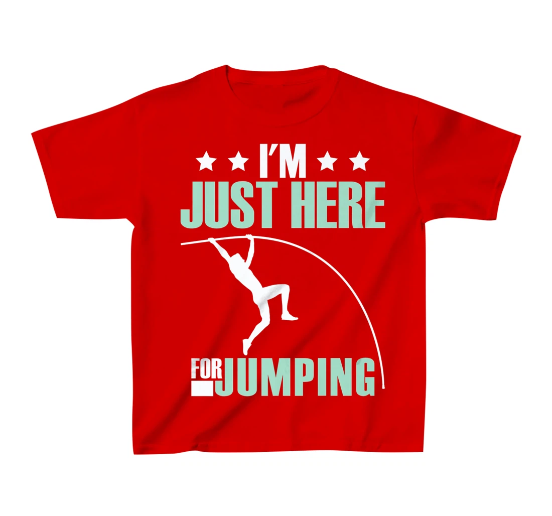 Pole Vaulter Sport Jumper Pole Vault Funny T-Shirt, Kid T-Shirt and Women T-Shirt