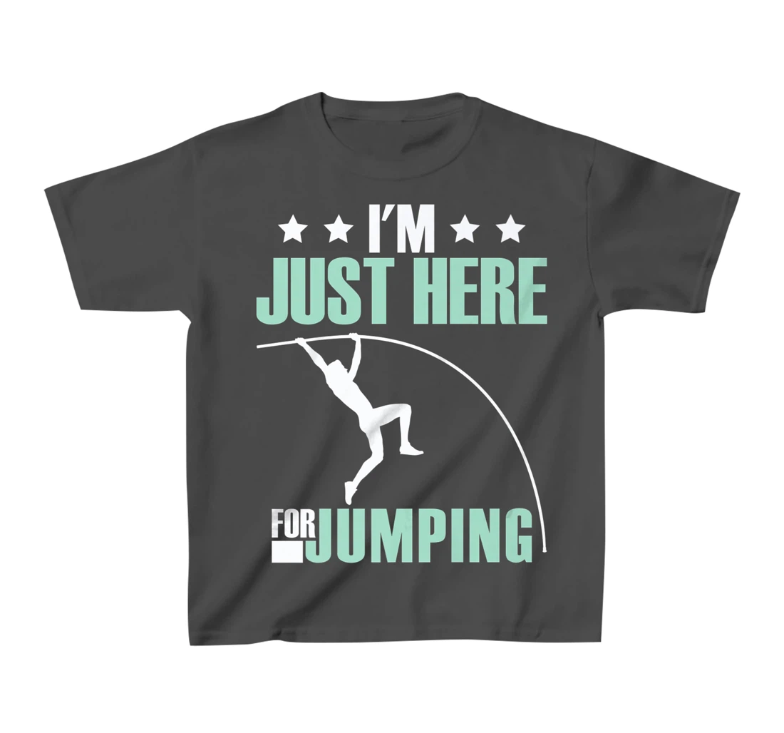 Pole Vaulter Sport Jumper Pole Vault Funny T-Shirt, Kid T-Shirt and Women T-Shirt
