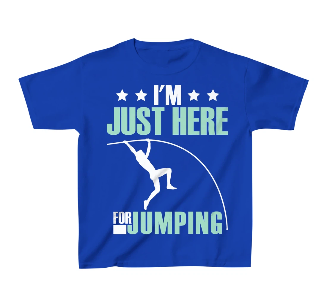 Pole Vaulter Sport Jumper Pole Vault Funny T-Shirt, Kid T-Shirt and Women T-Shirt