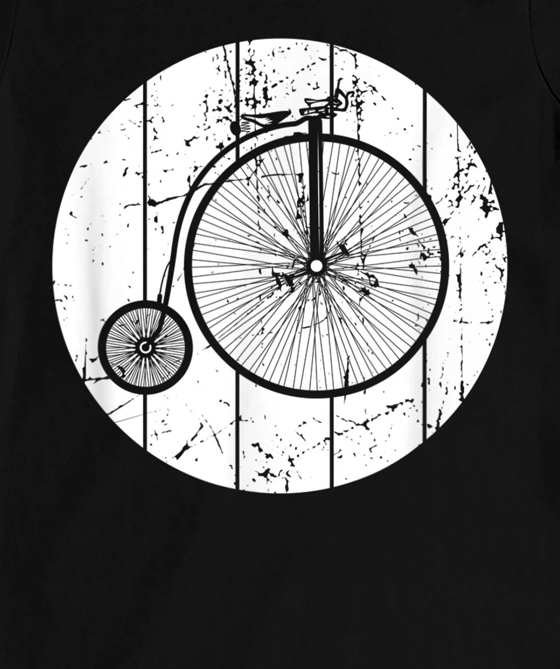 Oldchool Bicycle Penny Farthing T-Shirt, Kid T-Shirt and Women T-Shirt