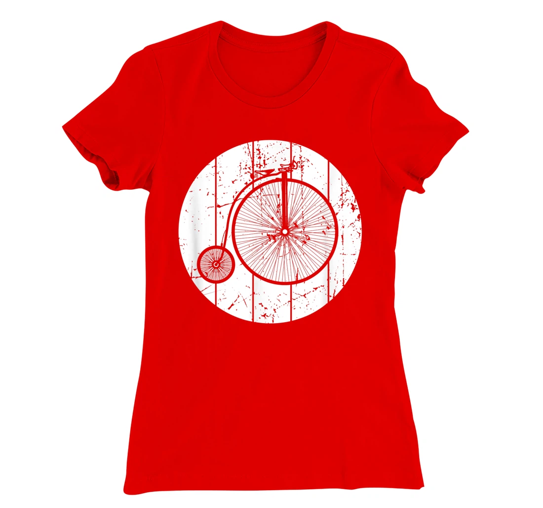 Oldchool Bicycle Penny Farthing T-Shirt, Kid T-Shirt and Women T-Shirt