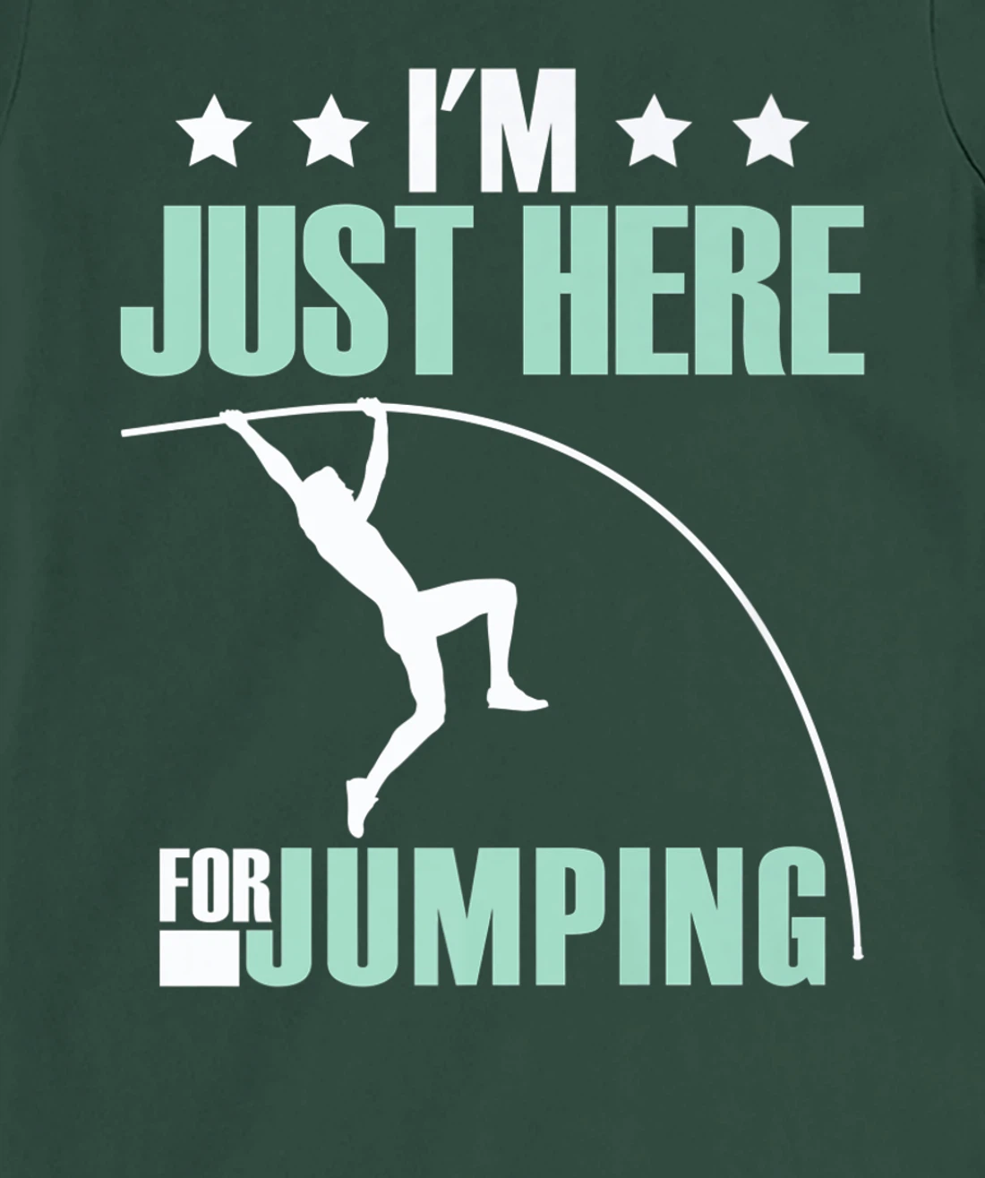 Pole Vaulter Sport Jumper Pole Vault Funny T-Shirt, Kid T-Shirt and Women T-Shirt