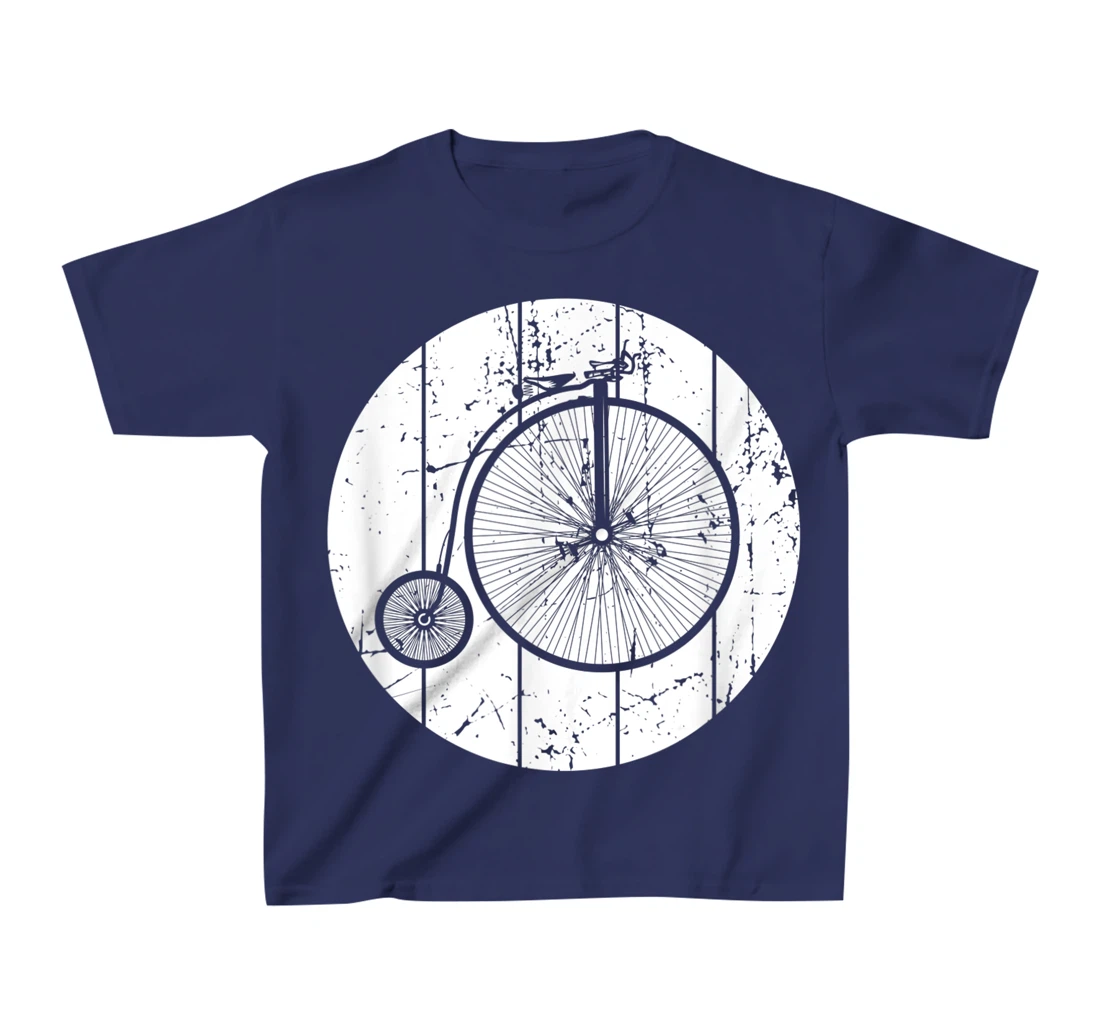 Oldchool Bicycle Penny Farthing T-Shirt, Kid T-Shirt and Women T-Shirt