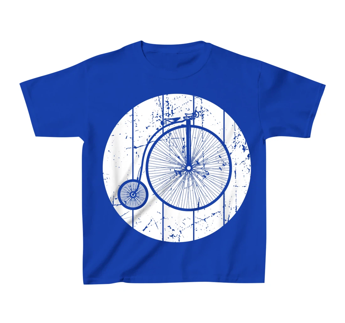 Oldchool Bicycle Penny Farthing T-Shirt, Kid T-Shirt and Women T-Shirt
