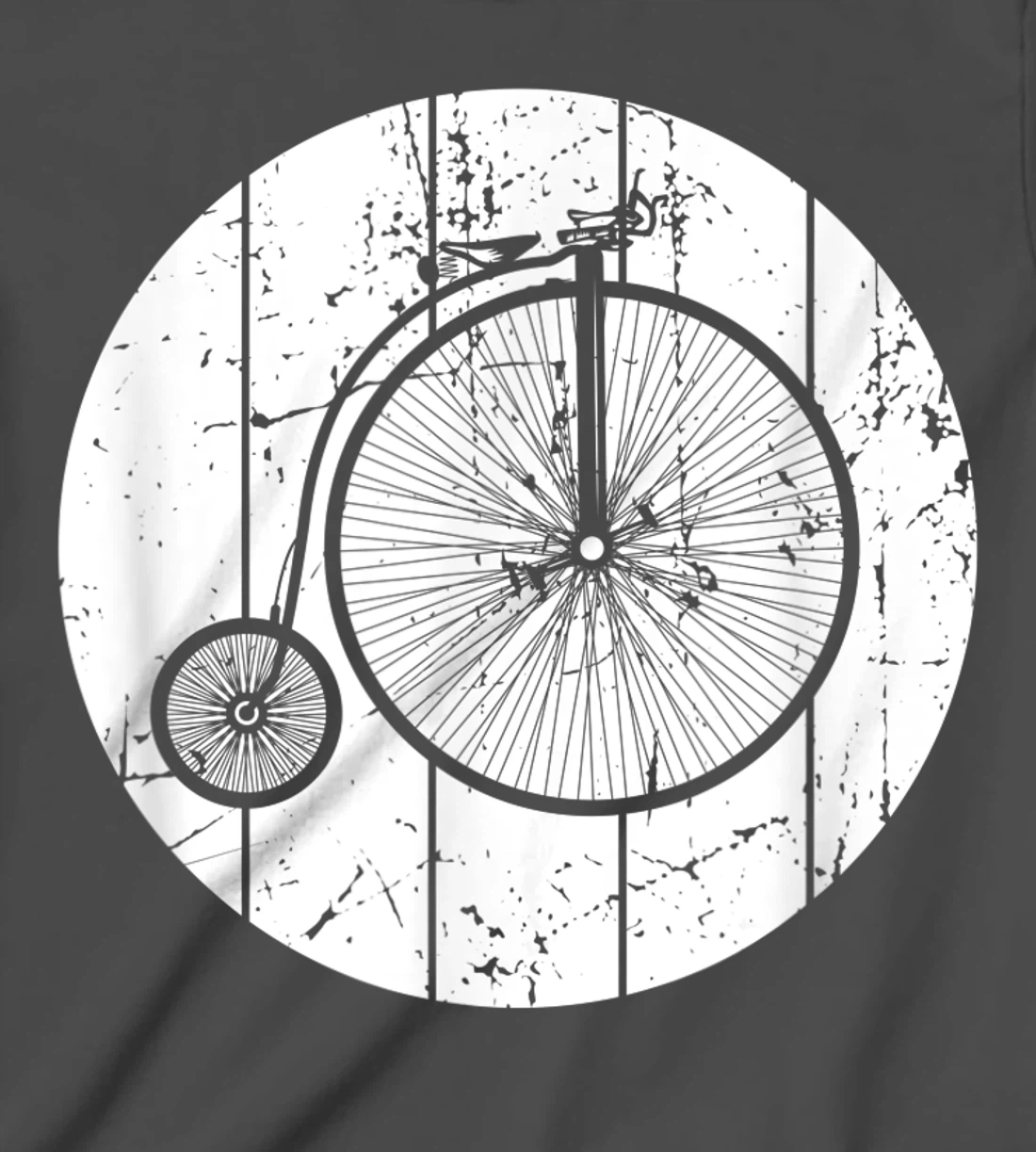 Oldchool Bicycle Penny Farthing T-Shirt, Kid T-Shirt and Women T-Shirt