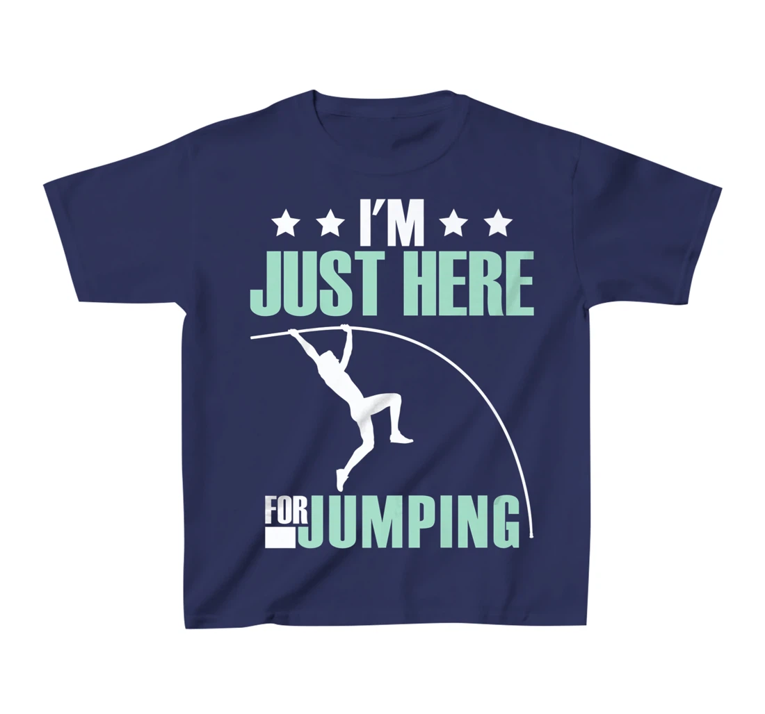 Pole Vaulter Sport Jumper Pole Vault Funny T-Shirt, Kid T-Shirt and Women T-Shirt