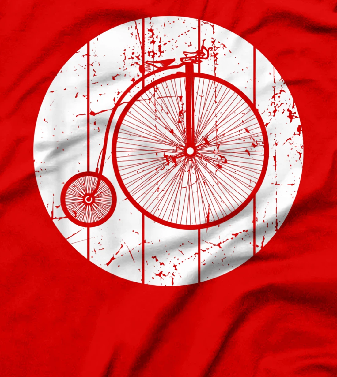 Oldchool Bicycle Penny Farthing T-Shirt, Kid T-Shirt and Women T-Shirt