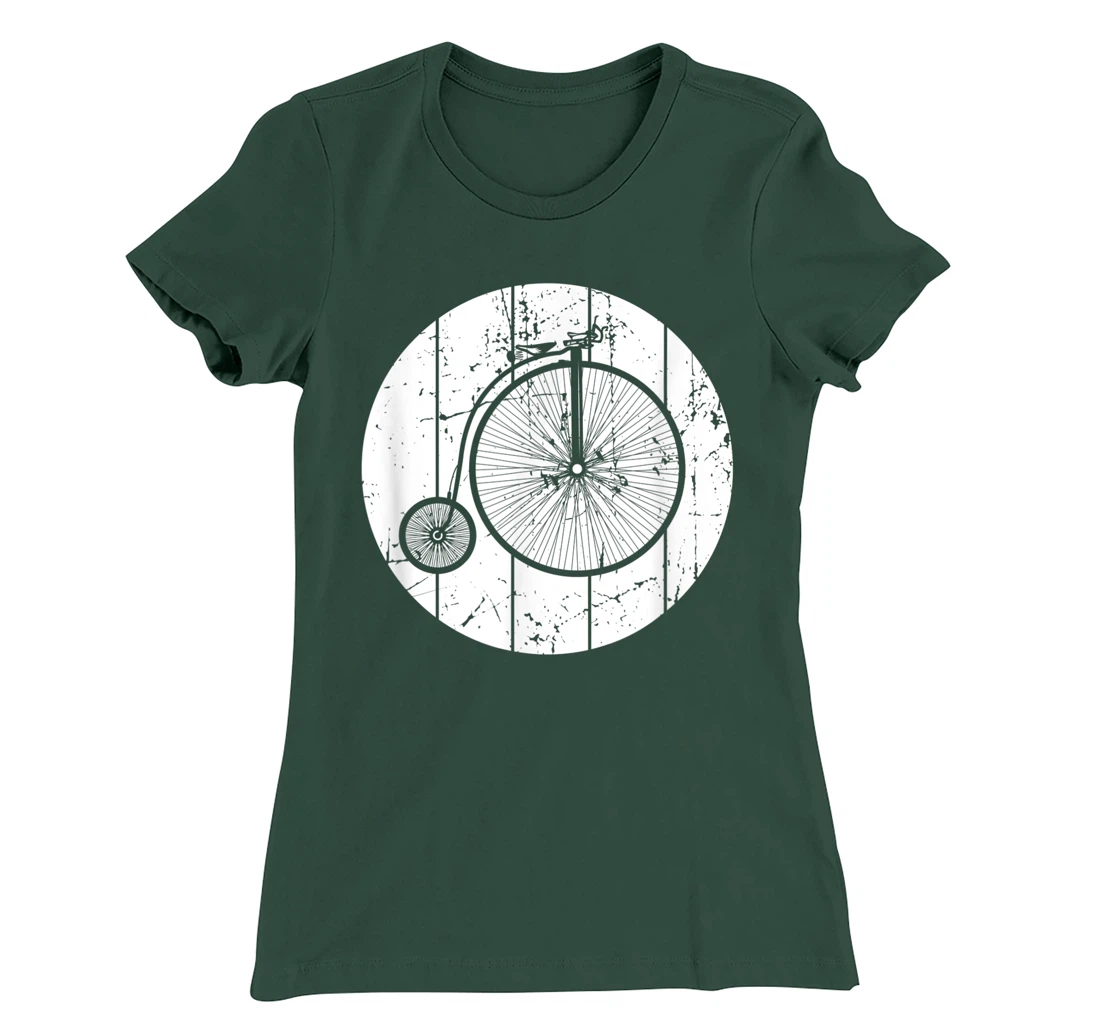 Oldchool Bicycle Penny Farthing T-Shirt, Kid T-Shirt and Women T-Shirt