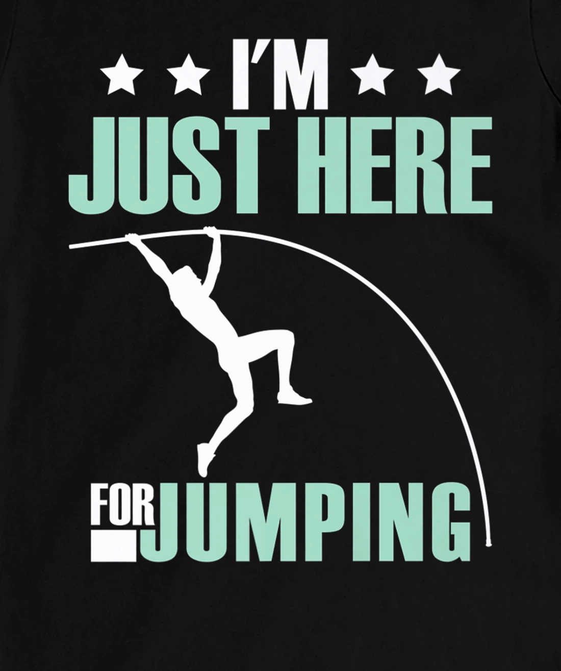 Pole Vaulter Sport Jumper Pole Vault Funny T-Shirt, Kid T-Shirt and Women T-Shirt