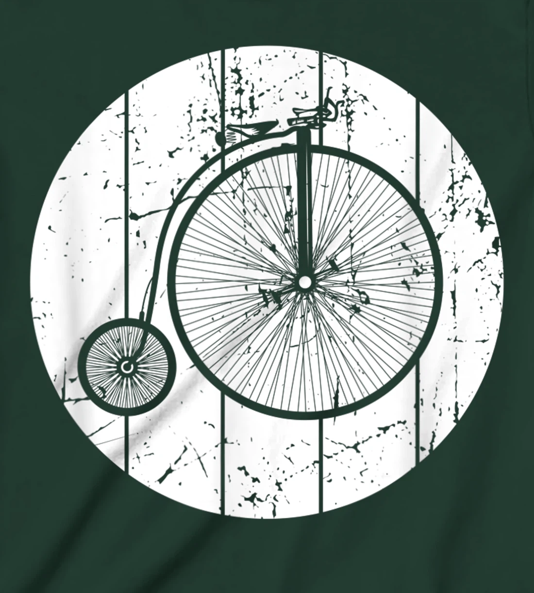 Oldchool Bicycle Penny Farthing T-Shirt, Kid T-Shirt and Women T-Shirt