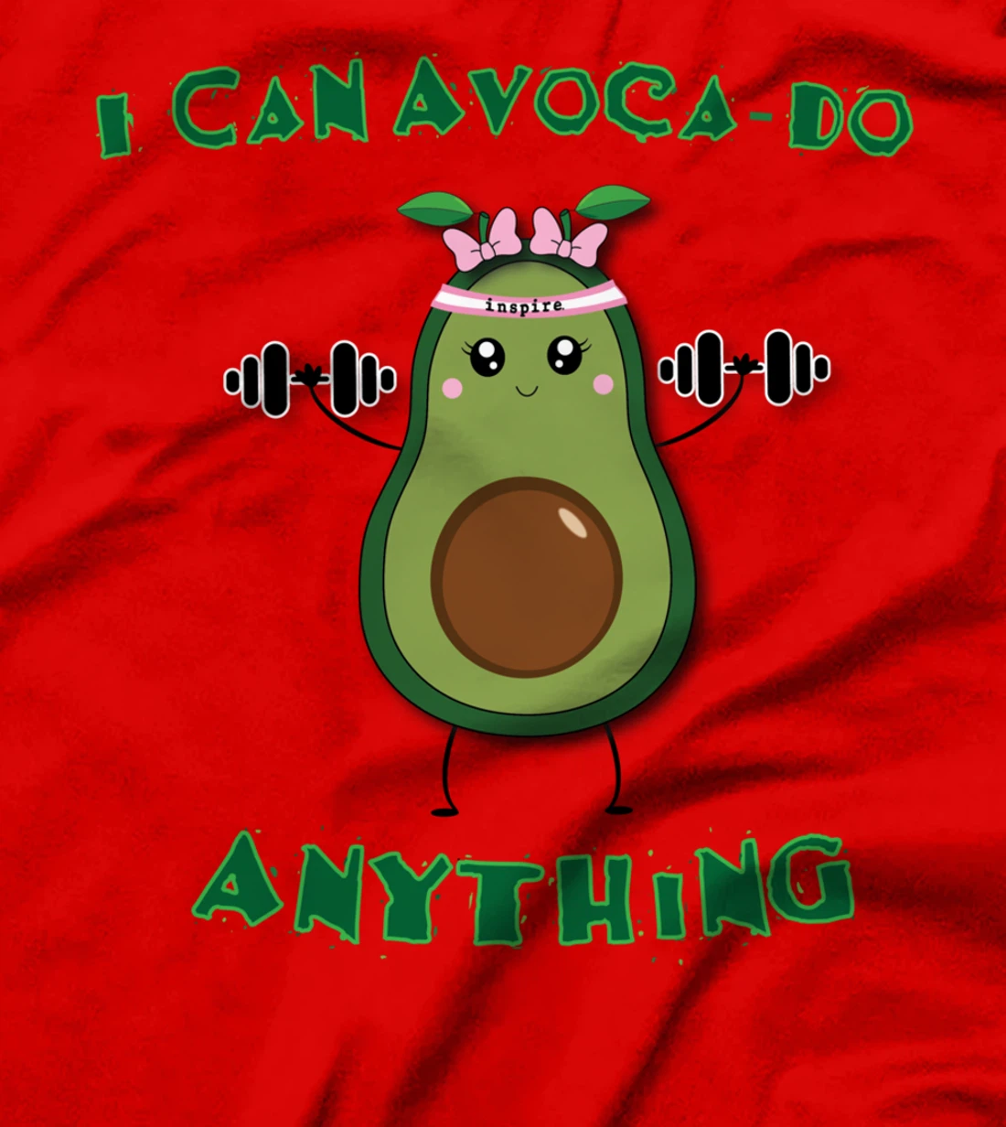 inspire Funny Avocado Taco Tuesday Design T-Shirt