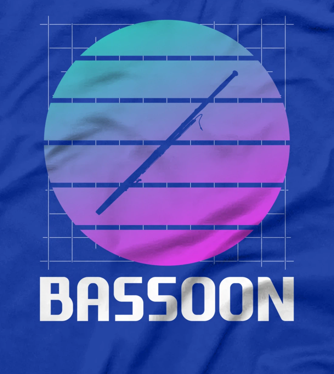 Retro Vintage Classic Bassoon Player Instrument T-Shirt