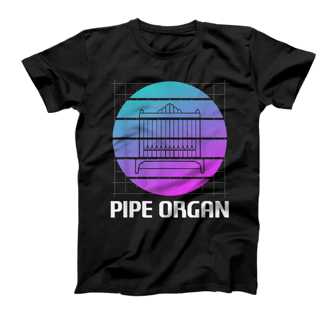 Retro Vintage Classic Pipe Organ Instrument Organist T-Shirt, Women T-Shirt