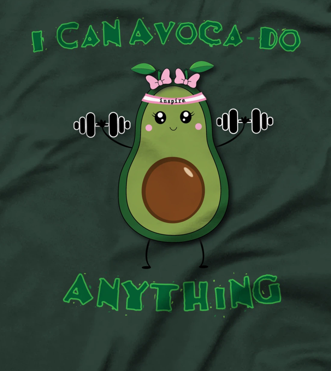 inspire Funny Avocado Taco Tuesday Design T-Shirt