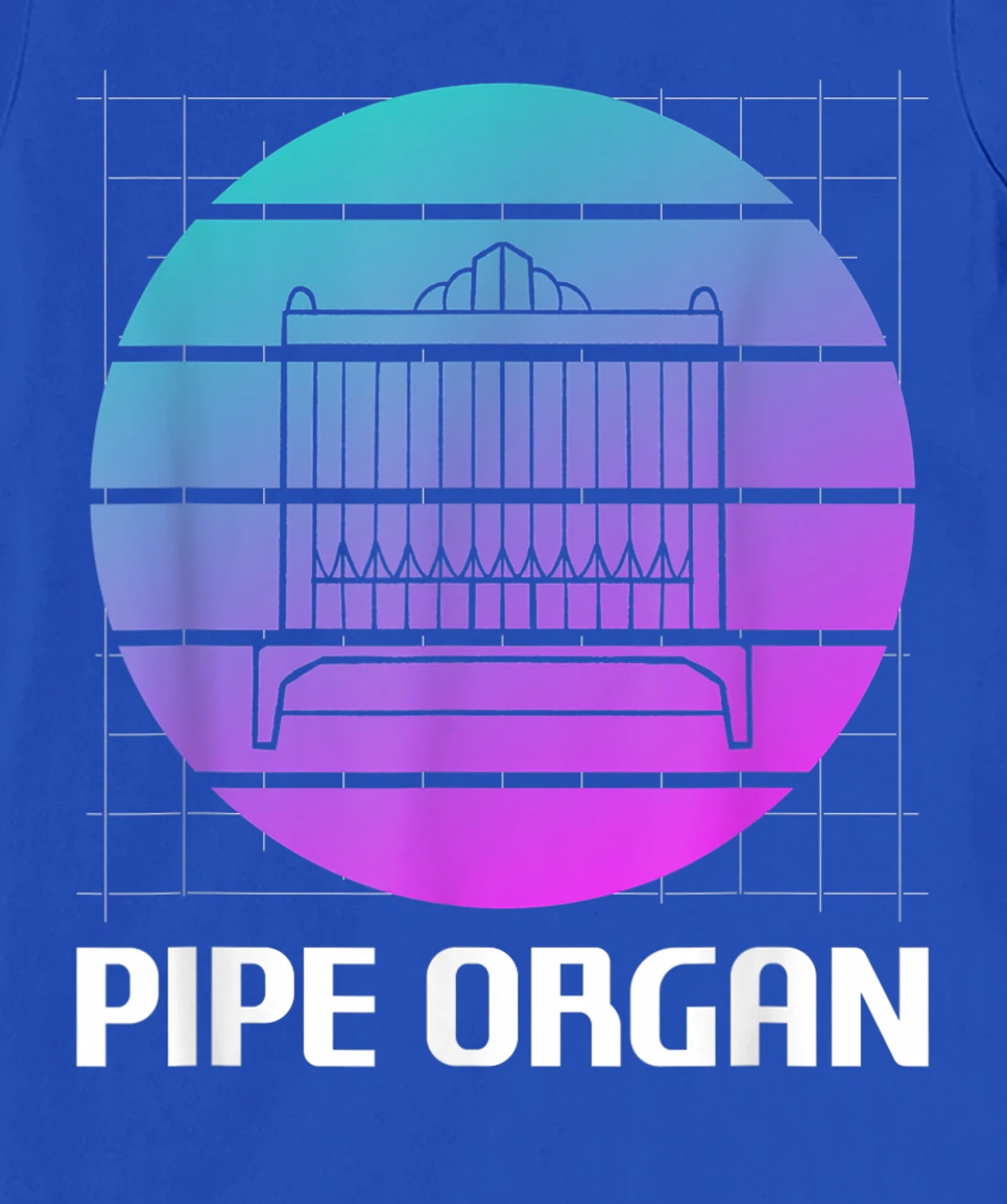 Retro Vintage Classic Pipe Organ Instrument Organist T-Shirt, Women T-Shirt