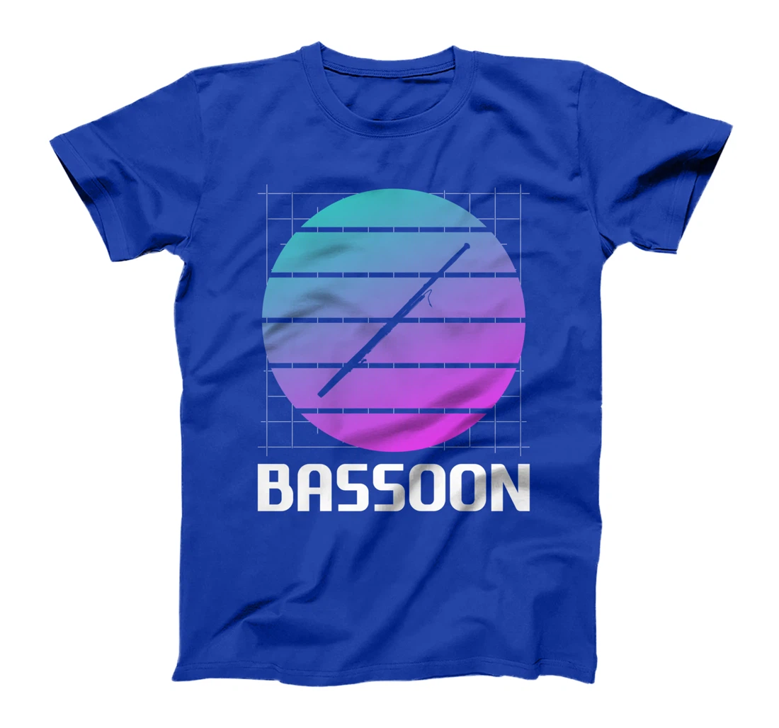 Retro Vintage Classic Bassoon Player Instrument T-Shirt