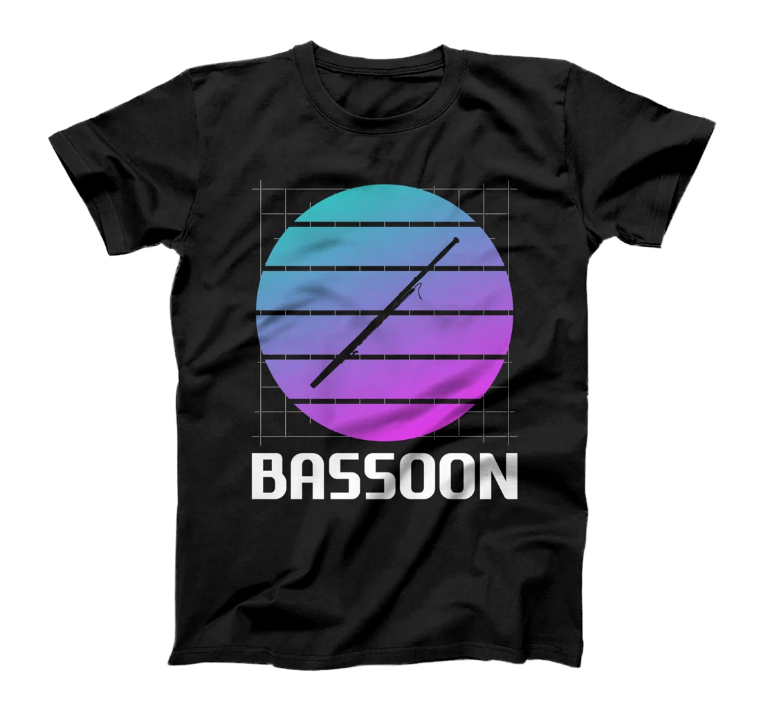 Retro Vintage Classic Bassoon Player Instrument T-Shirt