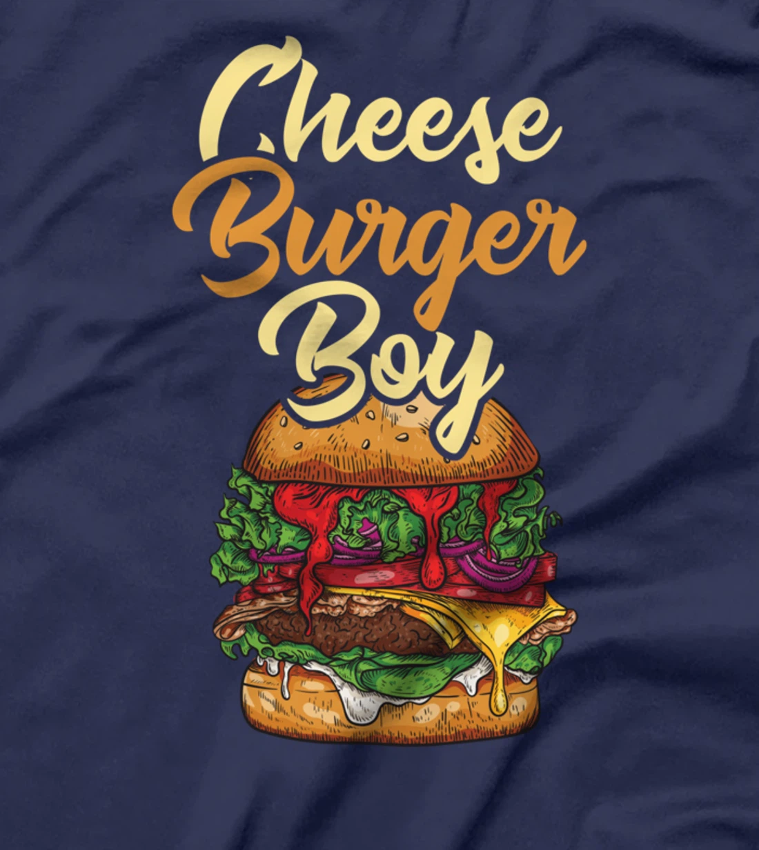 Cheeseburger Boy - Burger Lover National Cheeseburger Day T-Shirt