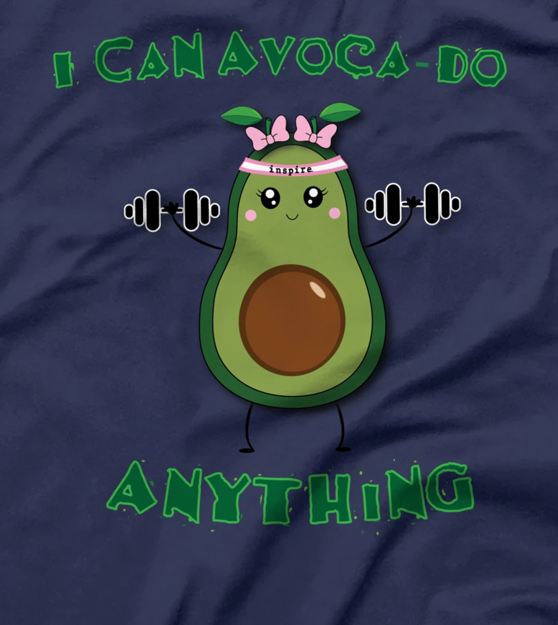 inspire Funny Avocado Taco Tuesday Design T-Shirt