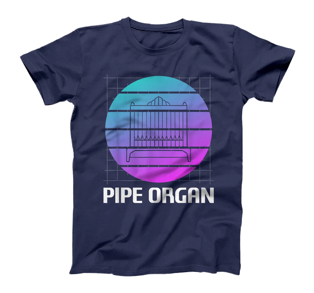Retro Vintage Classic Pipe Organ Instrument Organist T-Shirt, Women T-Shirt