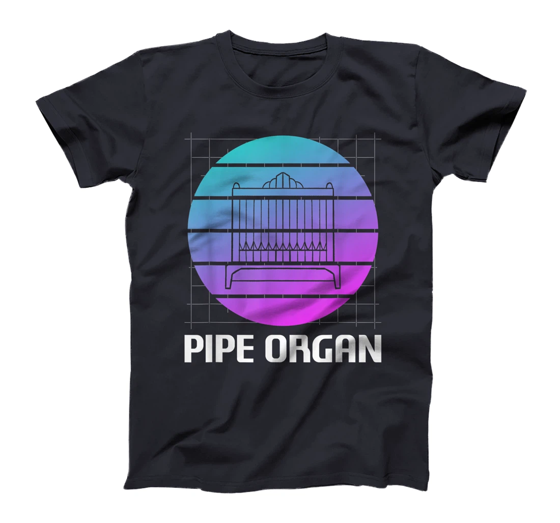 Retro Vintage Classic Pipe Organ Instrument Organist T-Shirt, Women T-Shirt