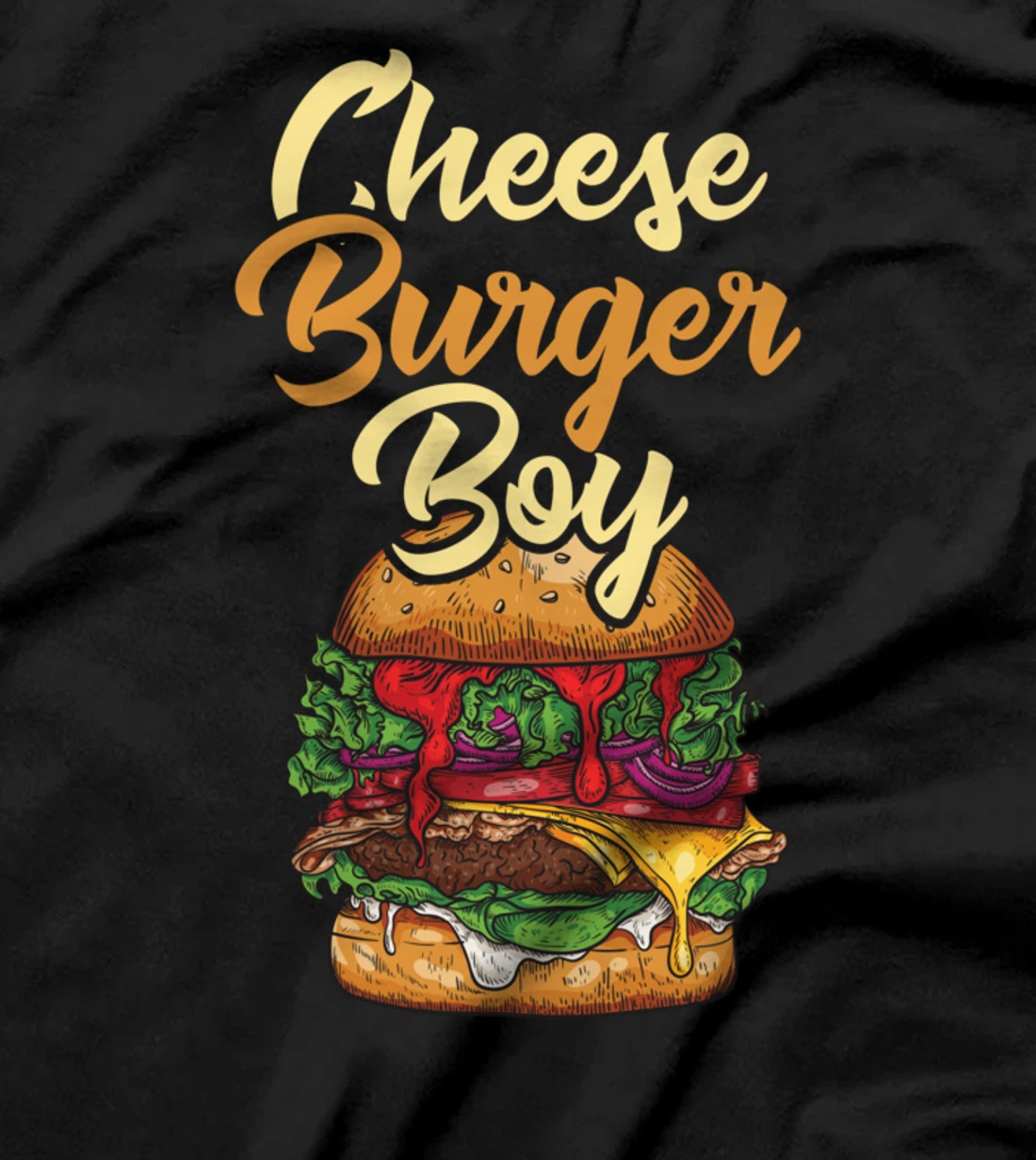 Cheeseburger Boy - Burger Lover National Cheeseburger Day T-Shirt
