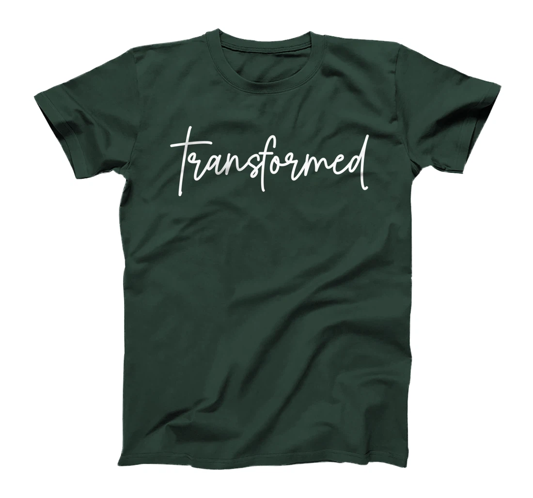 Transformed Christian Inspirational Design T-Shirt
