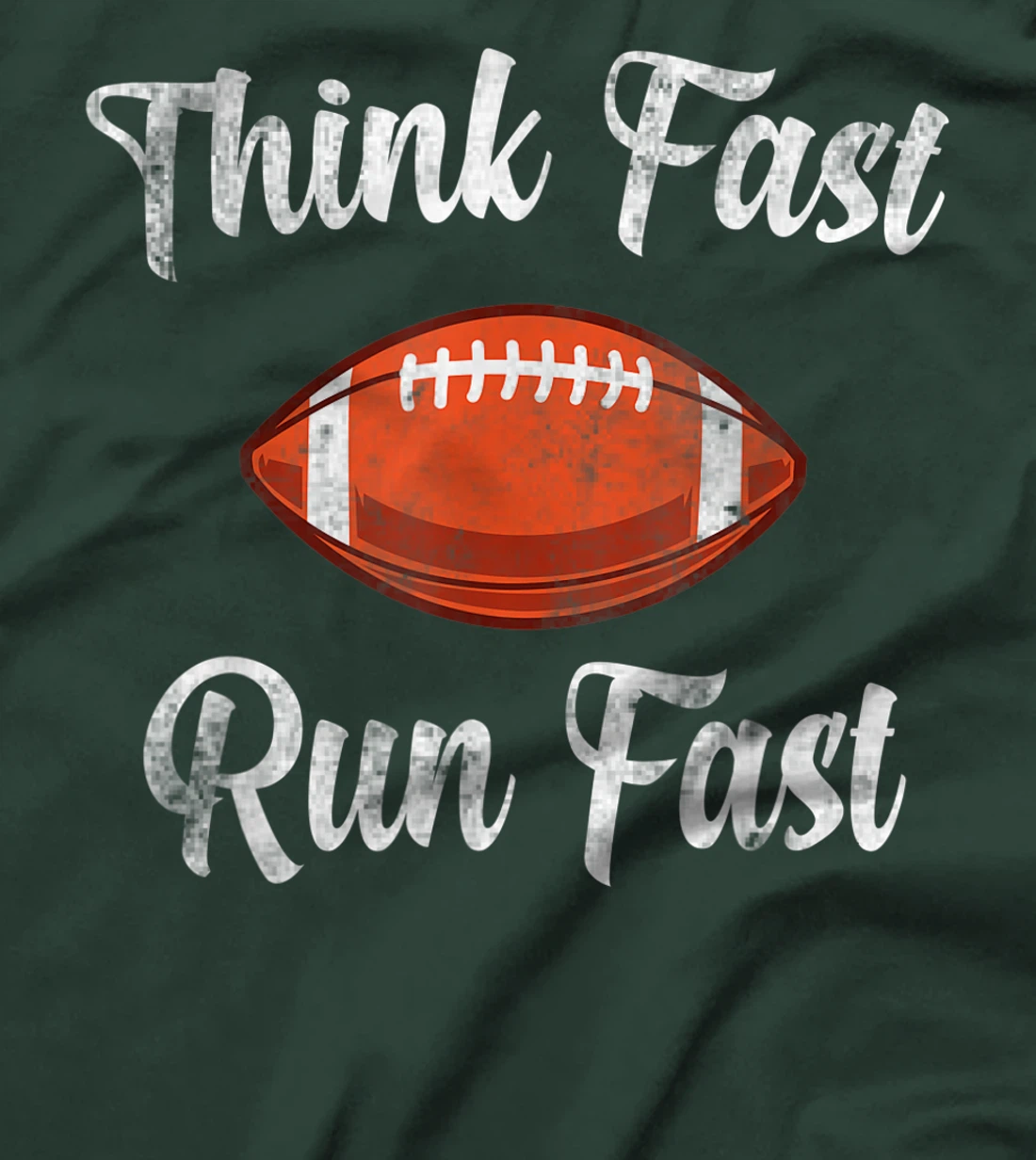 Think Fast Run Fast Vintage Football Lover T-Shirt, Kid T-Shirt and Women T-Shirt
